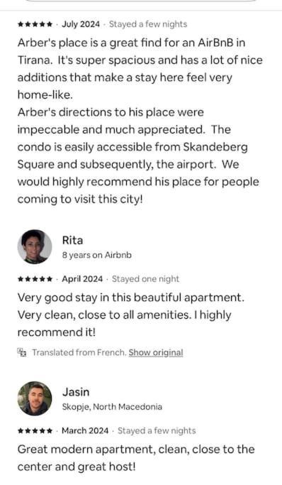 Tirana City Comfort Dış mekan fotoğraf